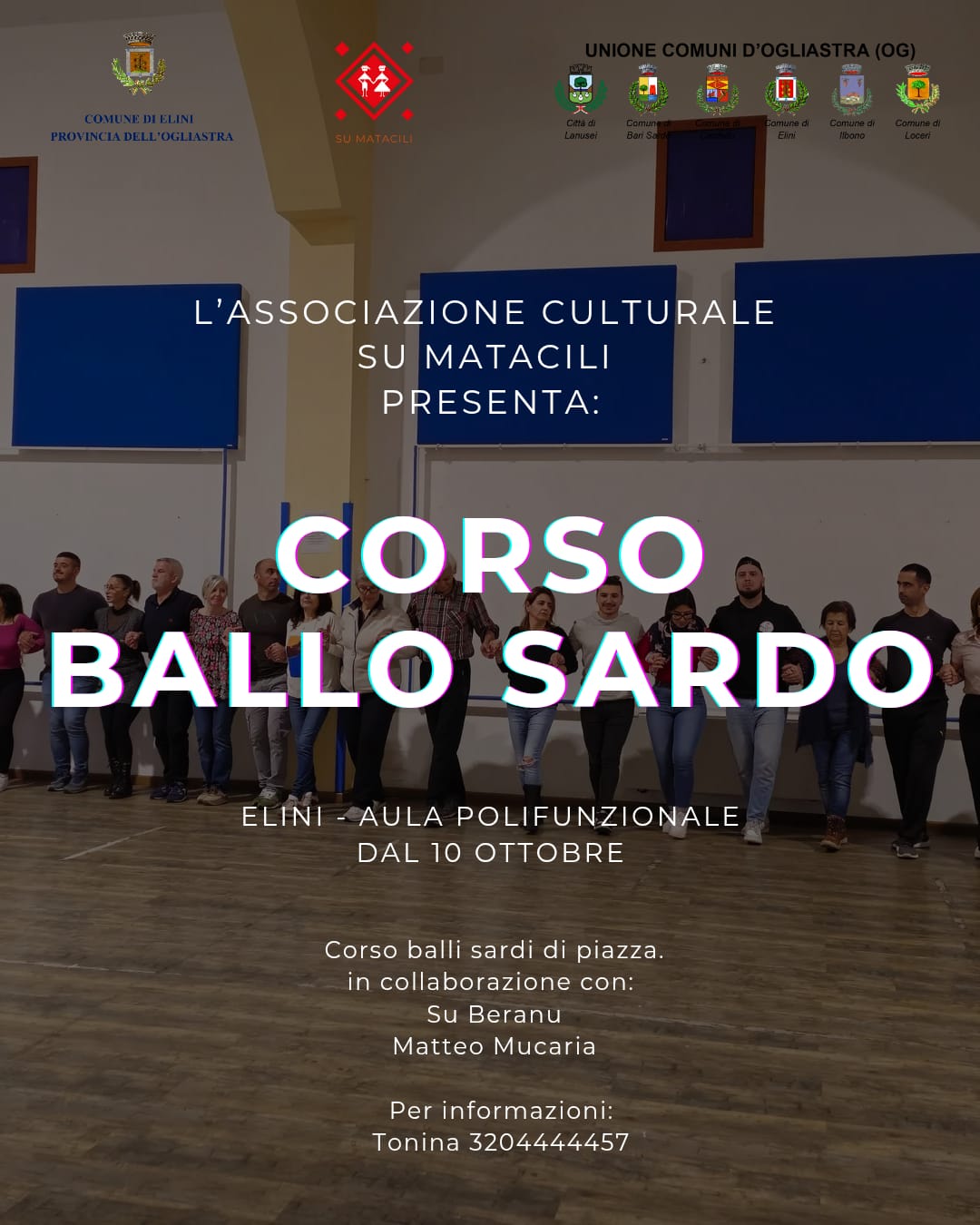 Locandina Corso ballo sardo 2025 2026